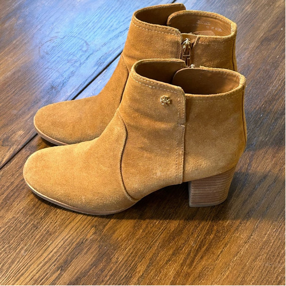 Tory Burch Sade bootie in Suede Sz 8.5 - Picture 4 of 10